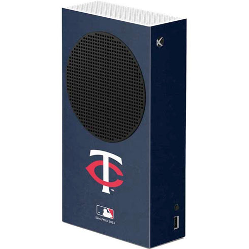 MLB Minnesota Twins - Solid Distressed Xbox Series S Console Skin